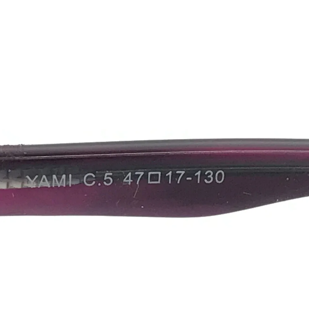 Miraflex Kids Eyeglasses Frame YAMI C.5 Purple Gray Rectangle Full Rim 47-17-130